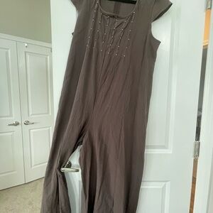 Elegant Soft Brown Jumpsuit